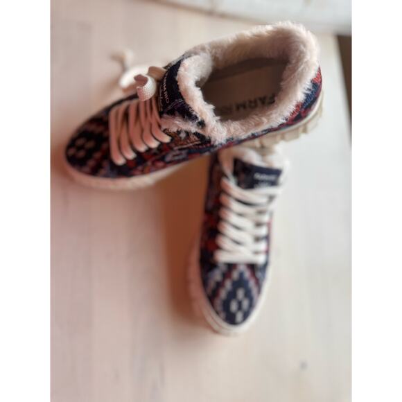 The Farm Rio Shoes Farm Rio Platform Sneakers Ainika Tapestry  size 8.5 - Picture 5 of 11